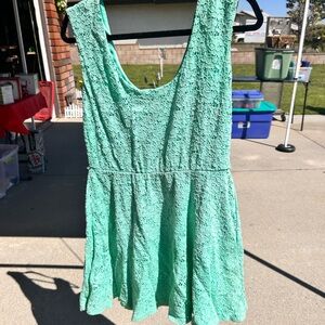 Candie's Mint Green Fit and Flare Sundress